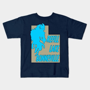 Refill Lake Bonneville Kids T-Shirt